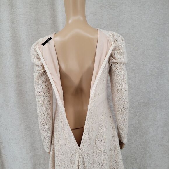Ryu Cream Ruffled Eyelet Lace Tulle Layers Of Sweet Romantic Boho Chic Lagenlook - Picture 11 of 14